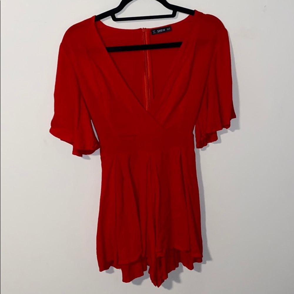 Red romper